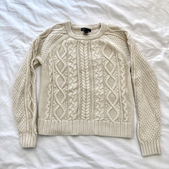 Fisherman’s cable moss stitch sweater - Picture 1 of 4